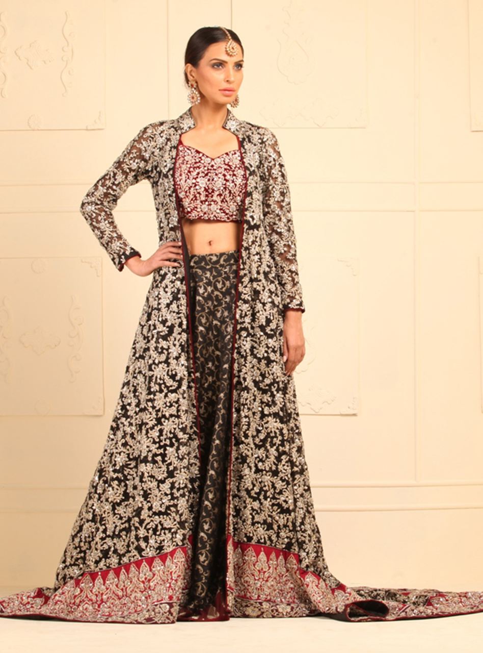 Black Khaadi Net Jacket