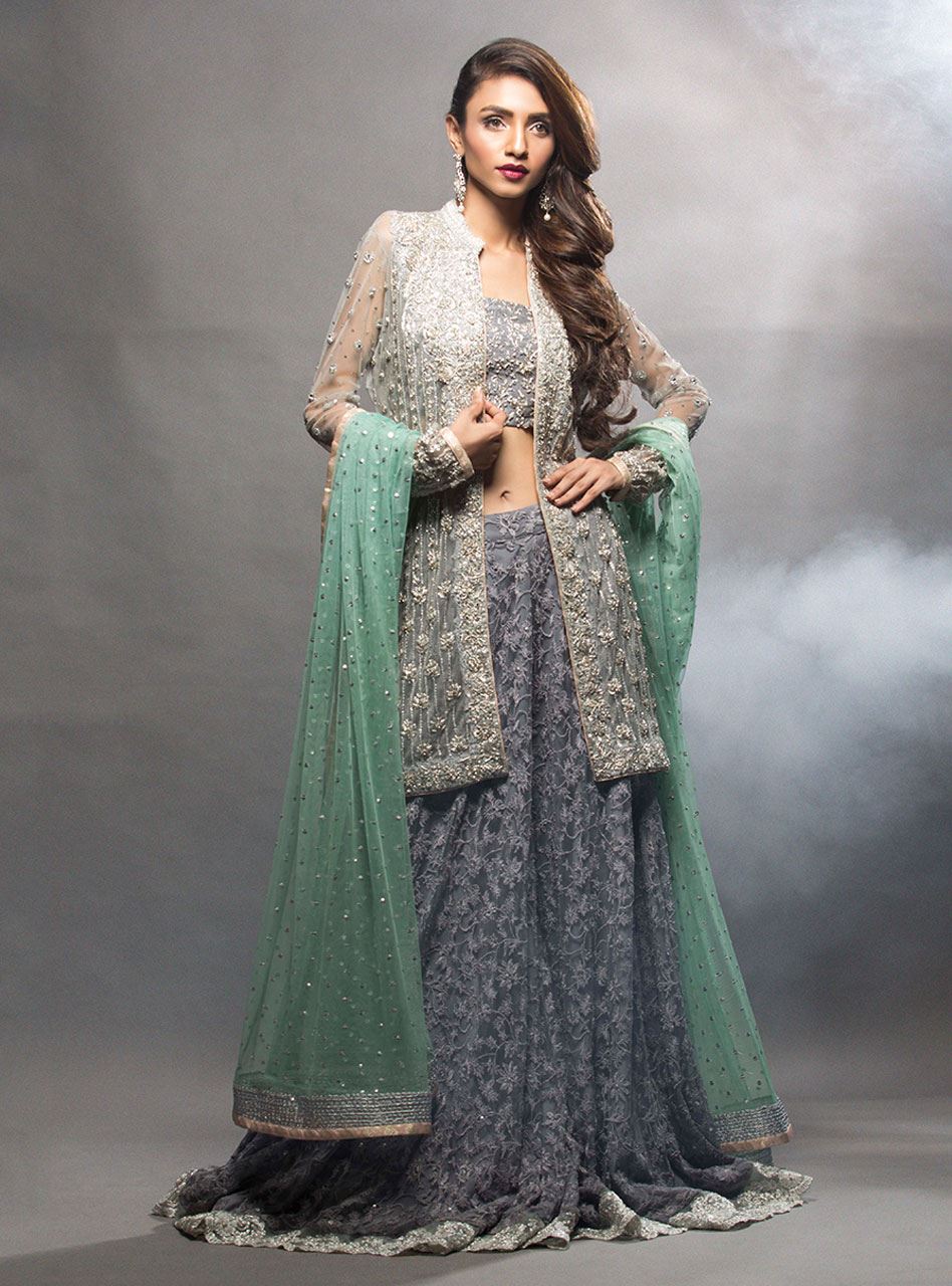 Grey Jacket With Charcoal Grey Dhaka