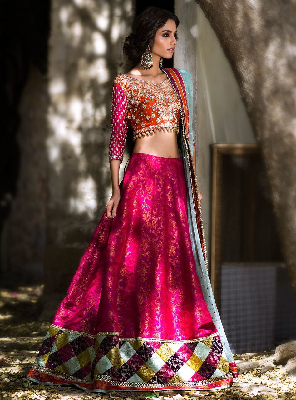 Orange And Hot Pink