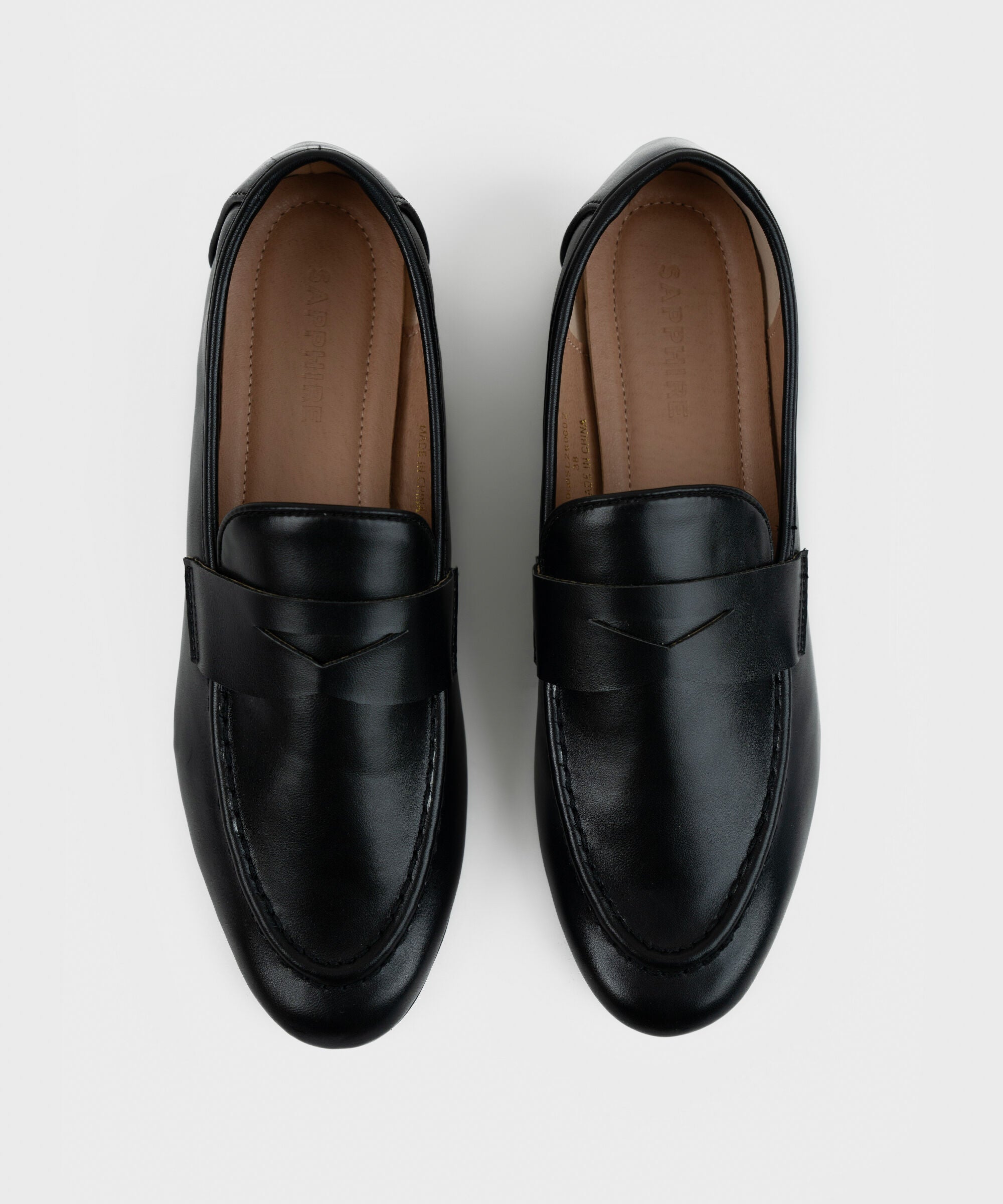 BLACK PENNY LOAFERS