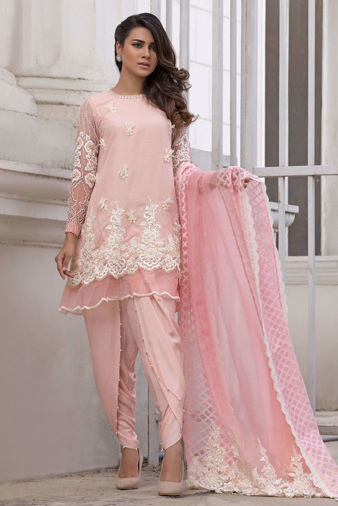 Peach khaadi shirt