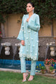 Ice blue tassles