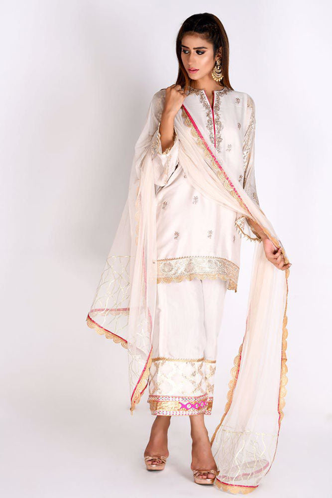 Ivory Khadi Kurta