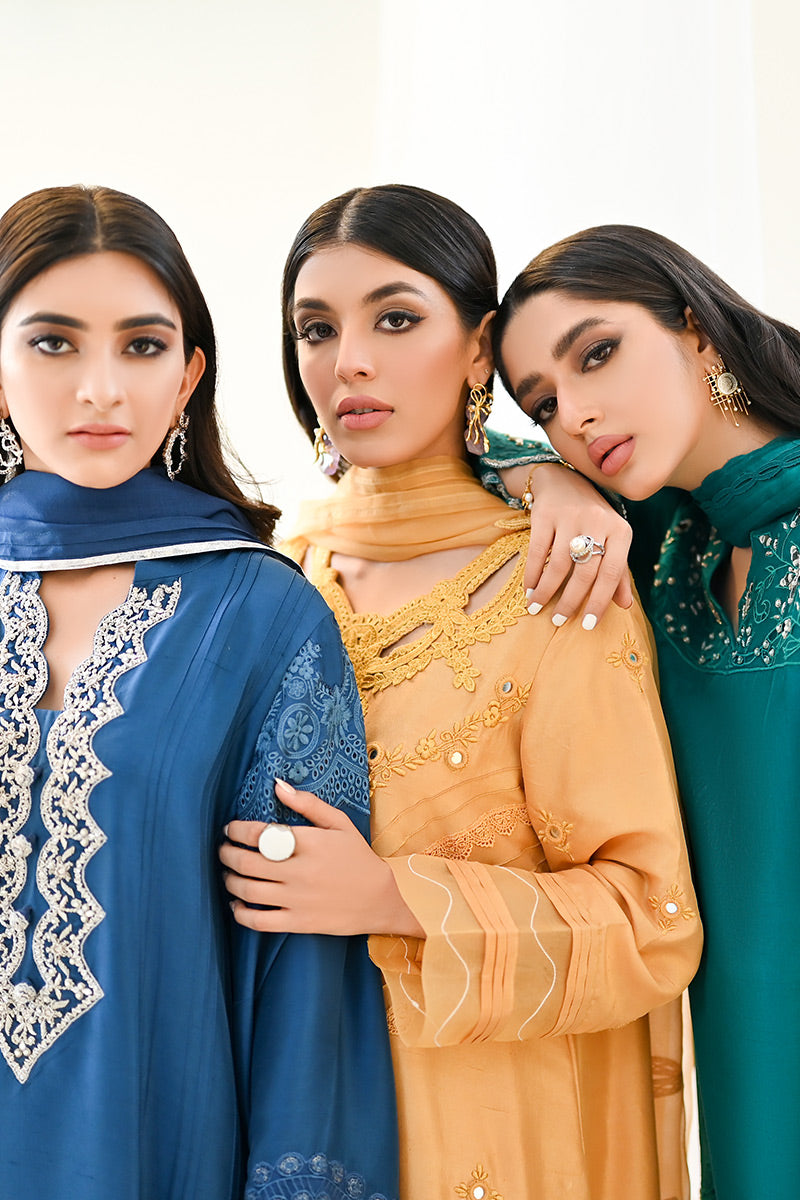 Maldives Green Raw Silk