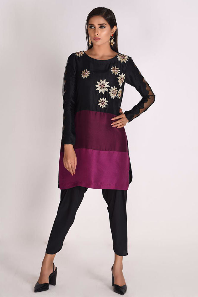 Pure Raw Silk Top