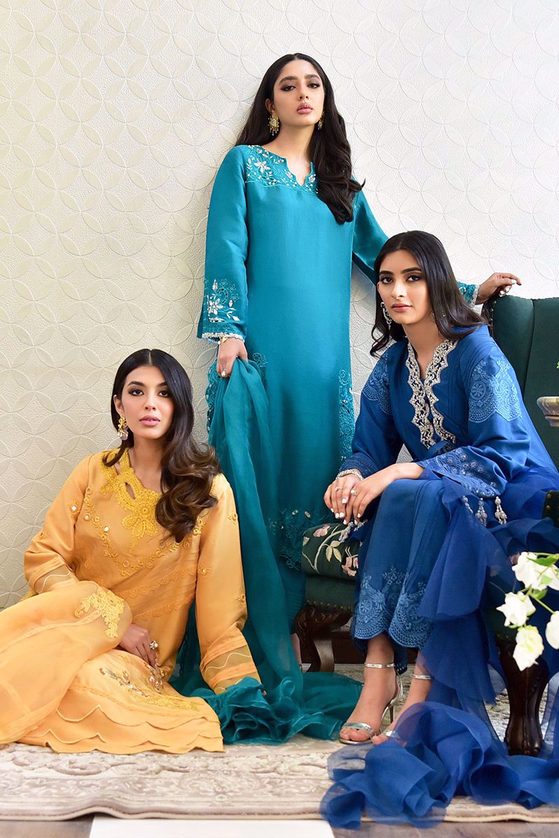 Maldives Green Raw Silk