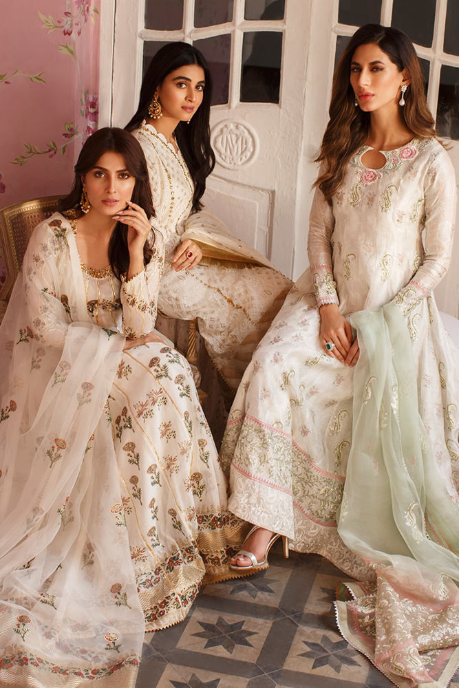 Subtle Bloom Angarkha and Dupatta