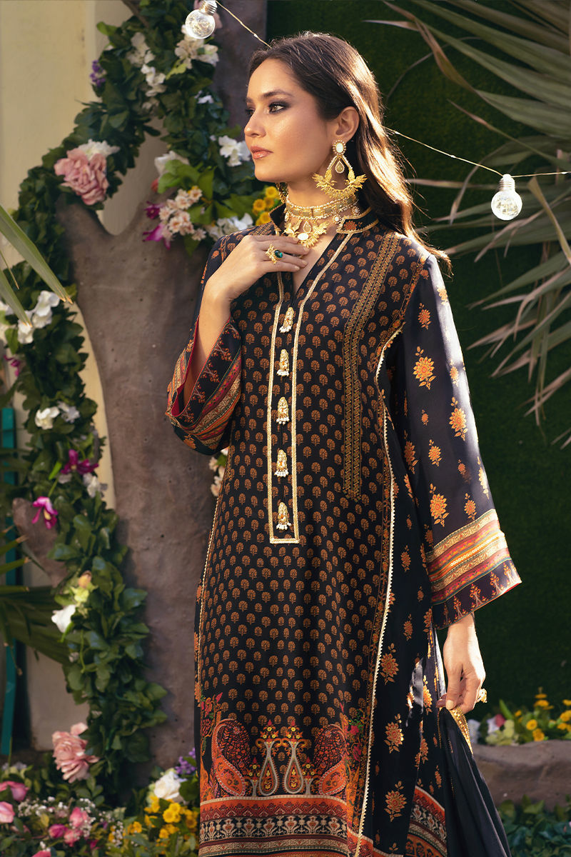Ziggy - Black Shirt And Dupatta