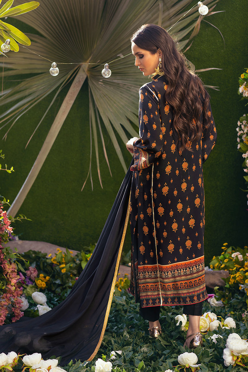Ziggy - Black Shirt And Dupatta