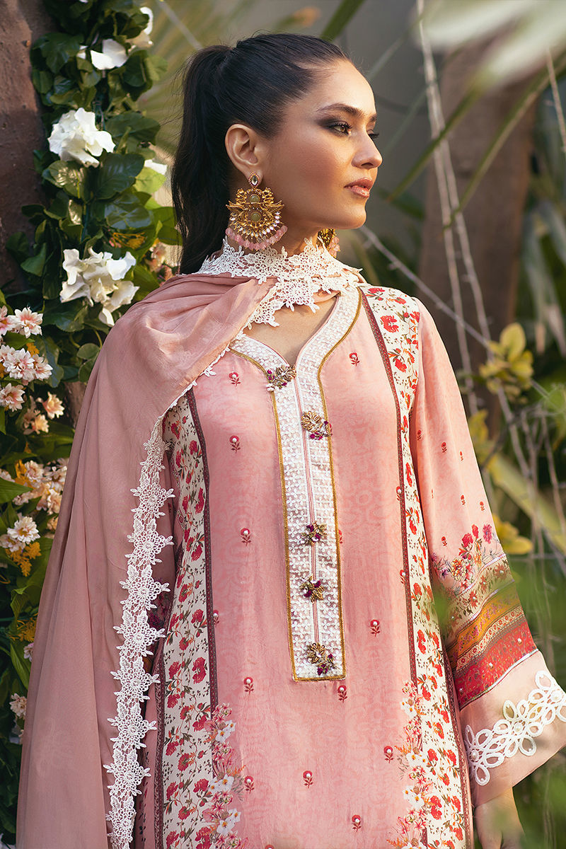Mazia - Rose Pink Shirt And Dupatta