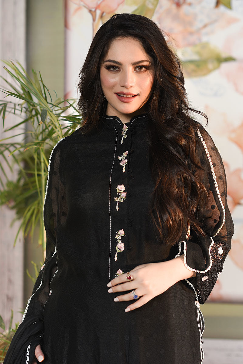 Parishay - Black - Shirt And Dupatta