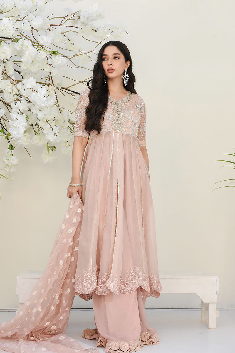 Soft Pink Tiana - Shirt And Dupatta