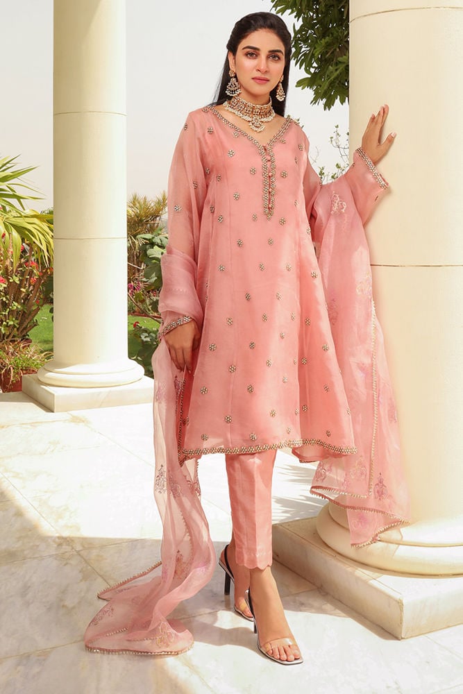 Moon Glow Shirt and Dupatta With Pants