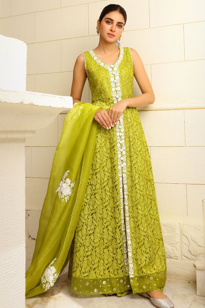 Midnight Bloom Kalidaar and Dupatta