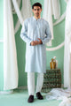 DC-2053 RUST 2PCS EMBROIDERED KURTA WITH TROUSER