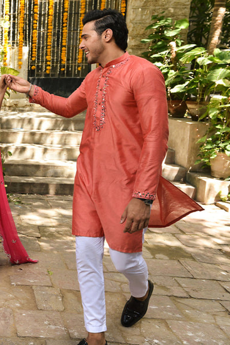 Abrar Sheesha Kurta