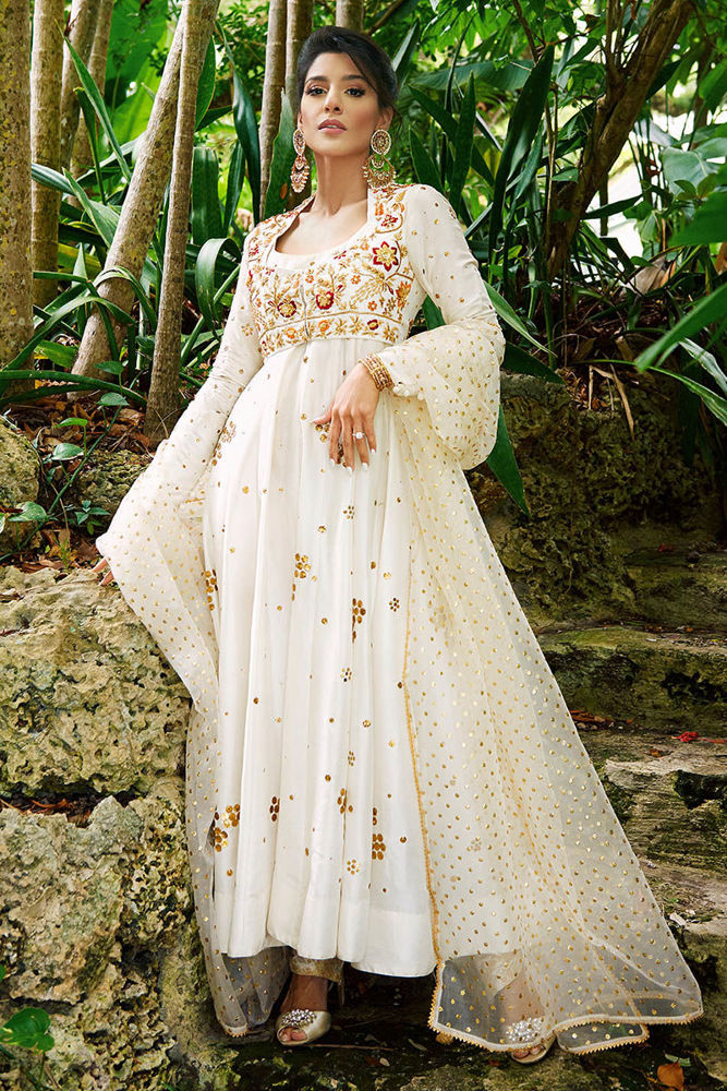 Gul Mohar with Fine Embroidery | Ansab Jahangir