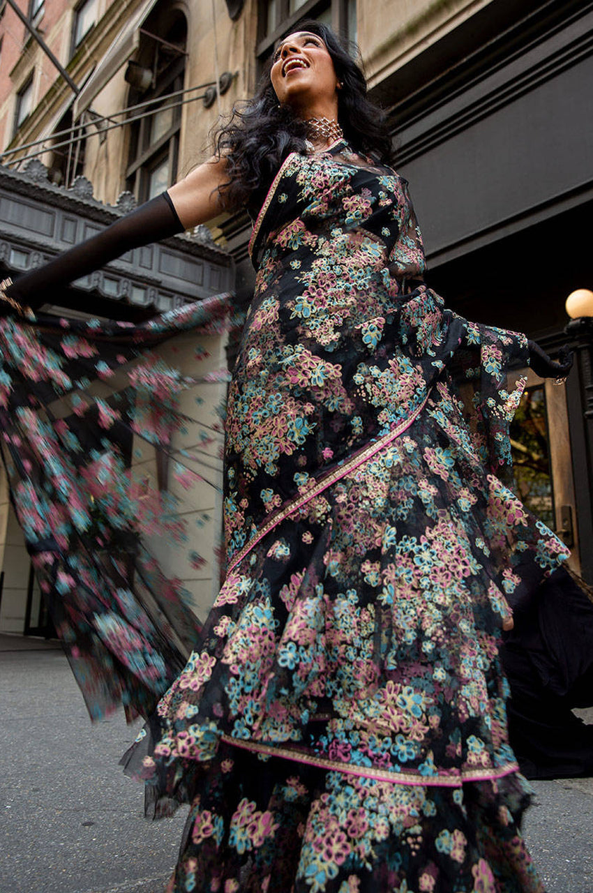Tranquil Mist Saree