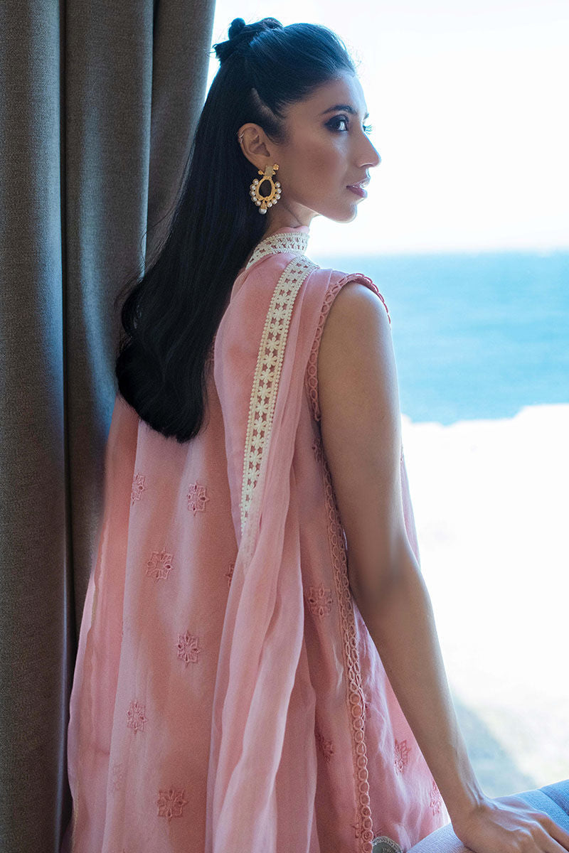 Crystal Blush - Shirt And Dupatta