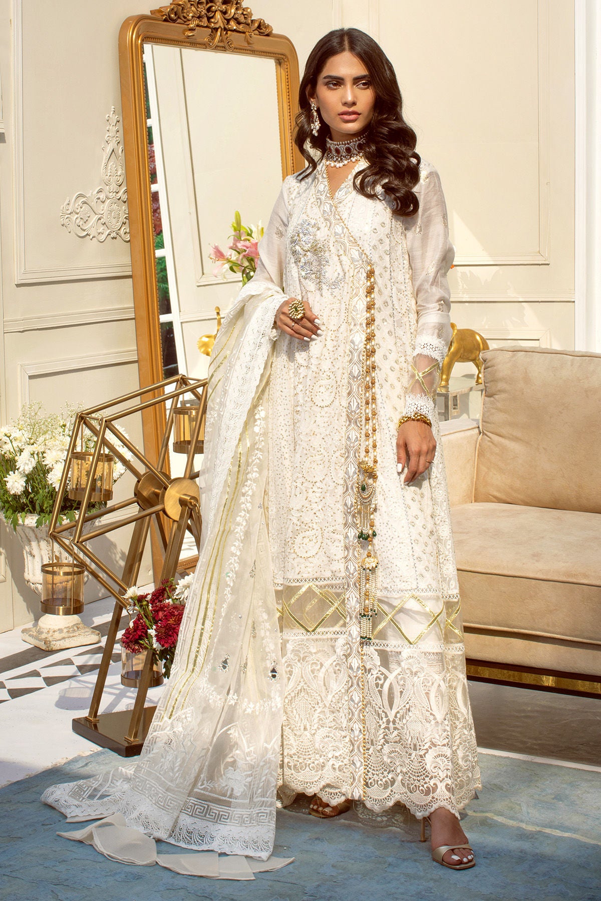 Roshni Chikankari Angharka