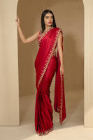 Maroon Saree