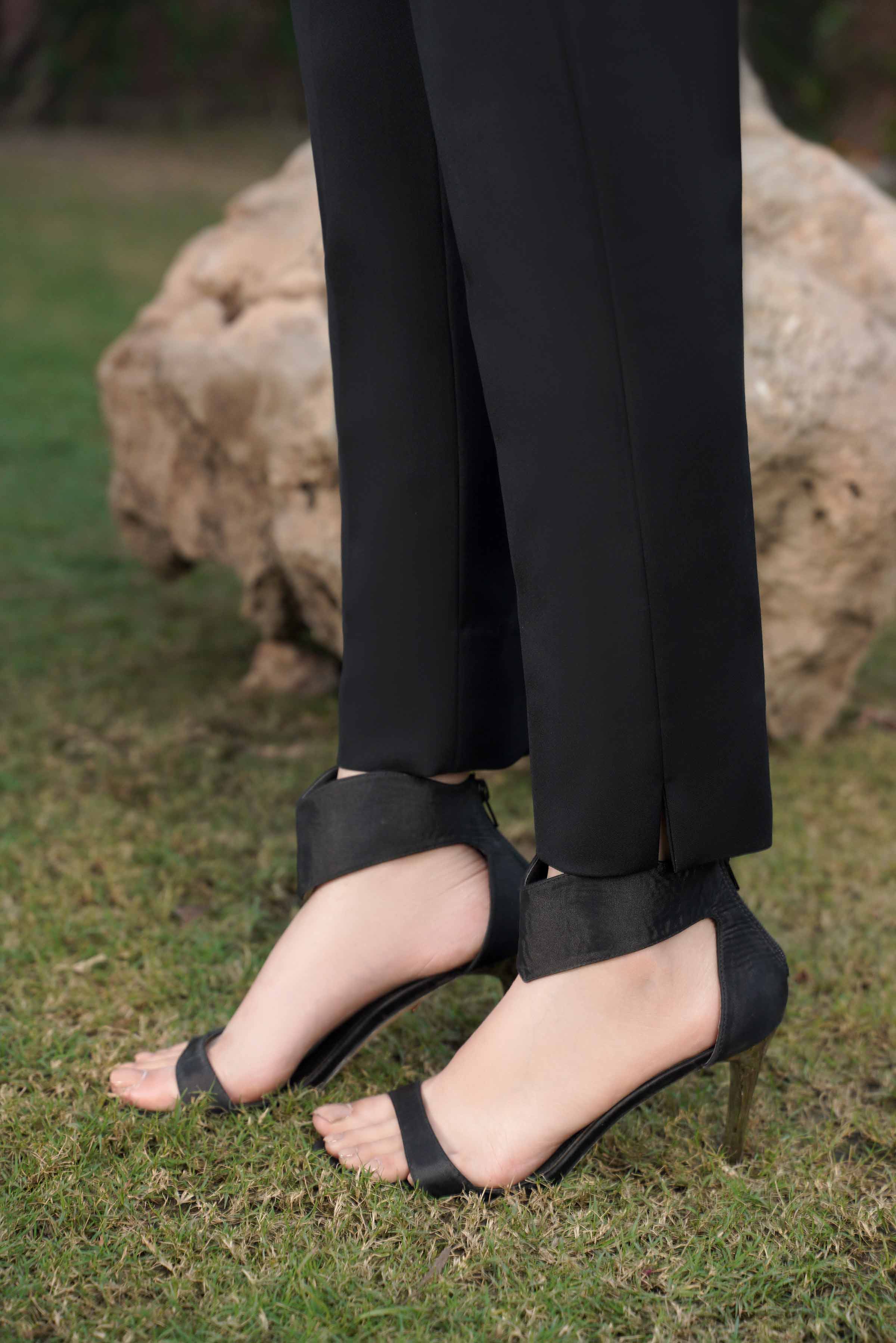Dyed Pants-Black