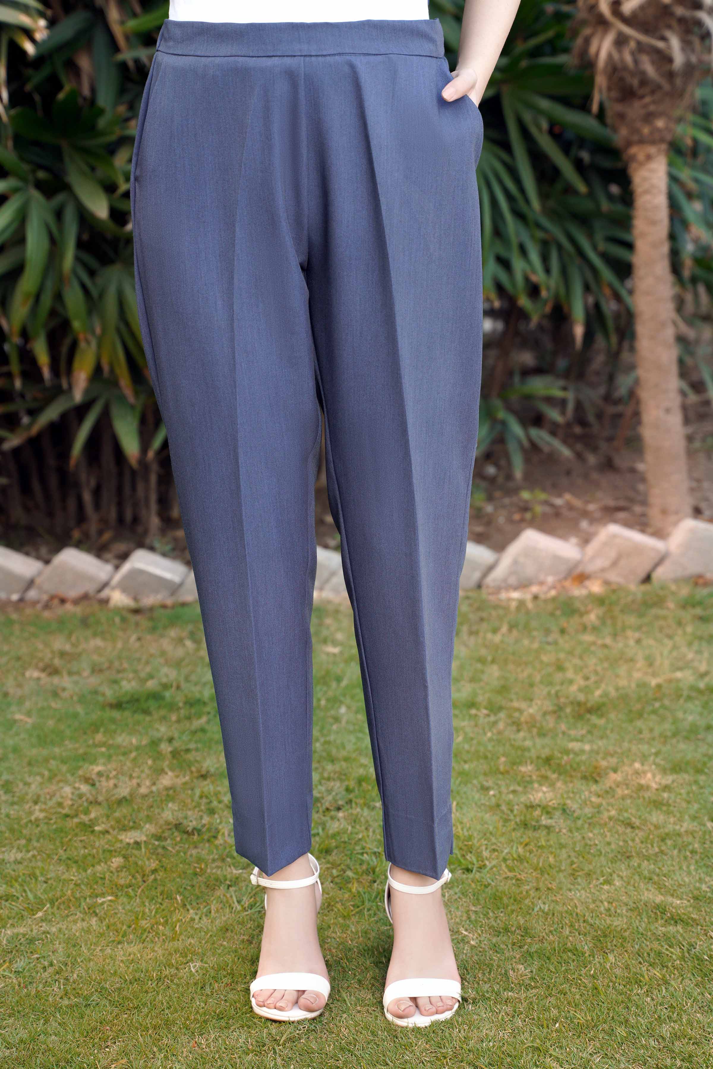 Dyed Pants-Blue