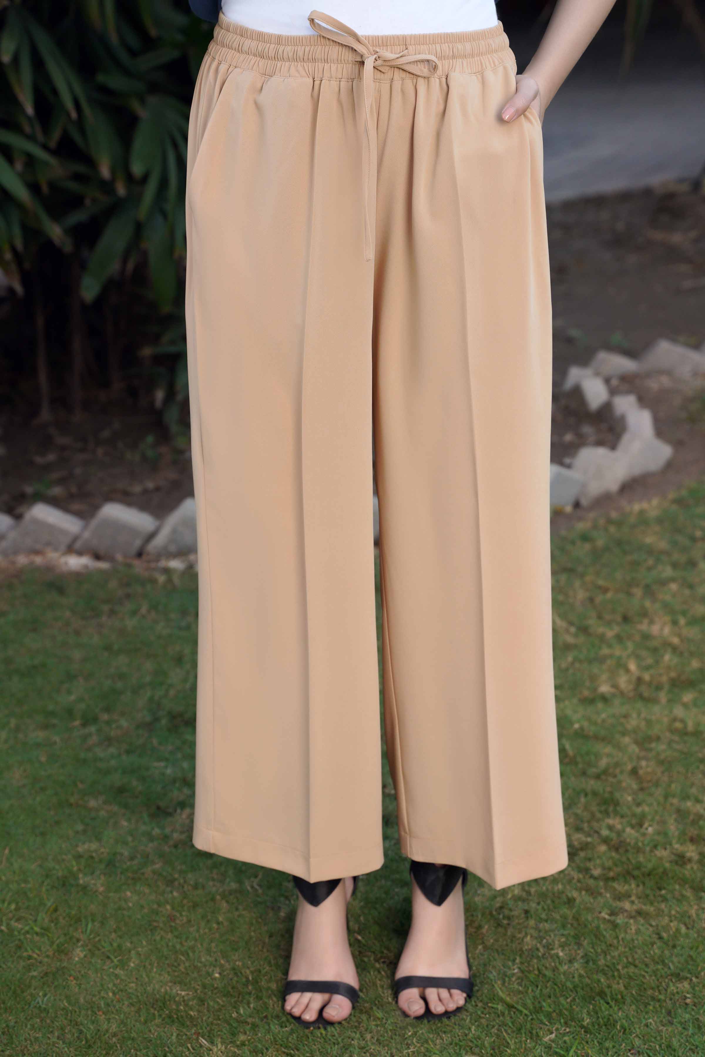 Dyed Pants-Camel
