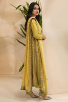Mehndi Gold With Dupatta And Pants