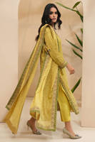 Mehndi Gold With Dupatta And Pants