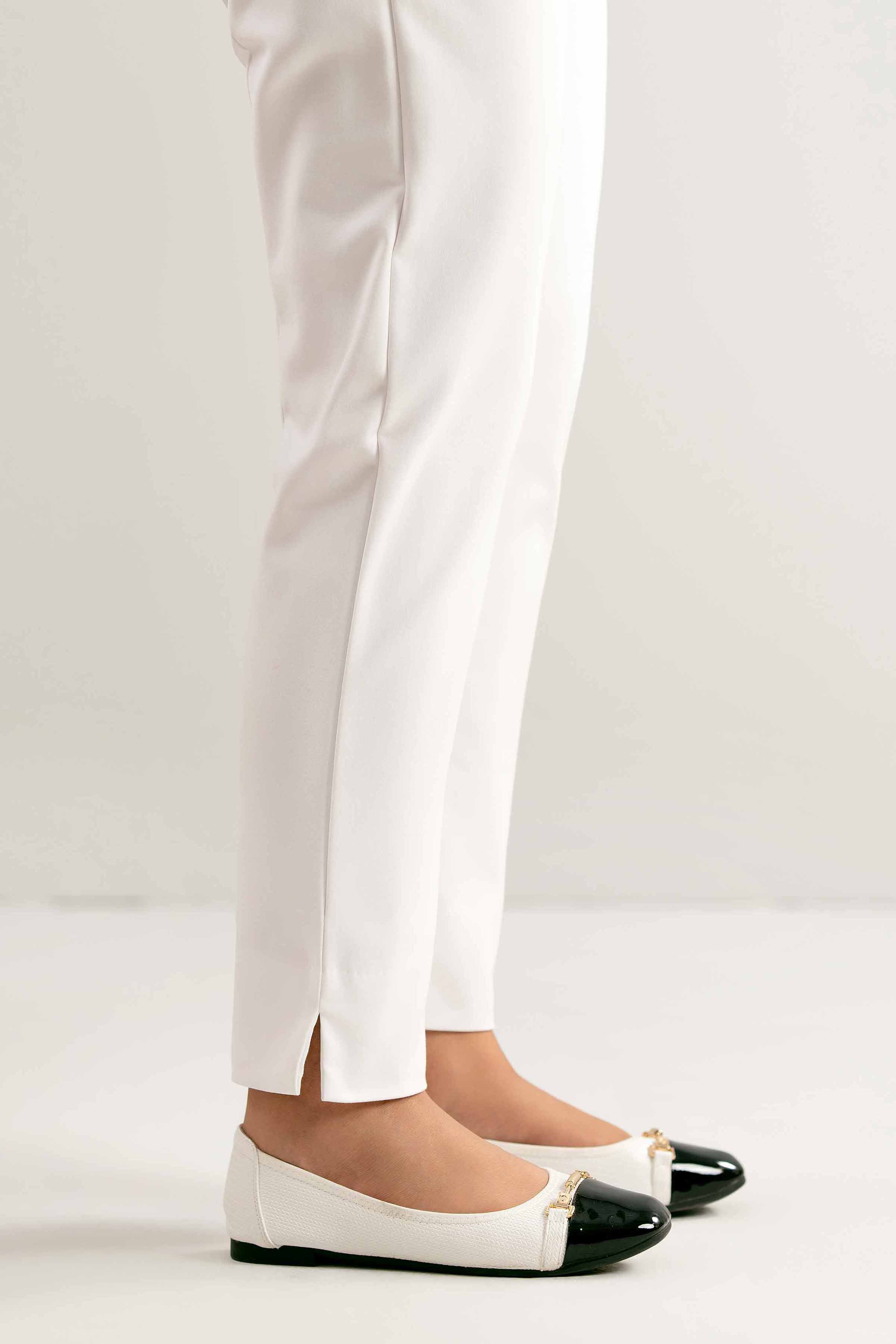 Dyed Pants-White