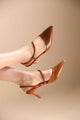 Camel Pumps Heels-442992929