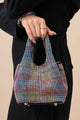 Silver Maroon Clutch-444182122