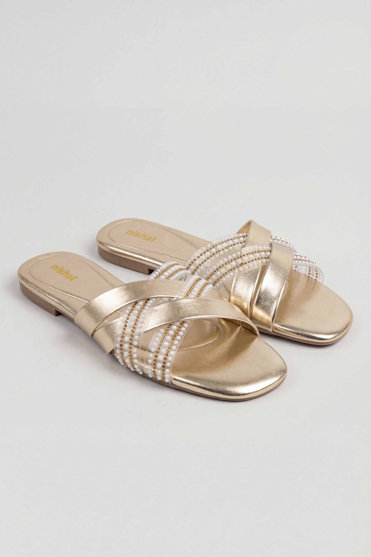 Gold Chappal-445292919