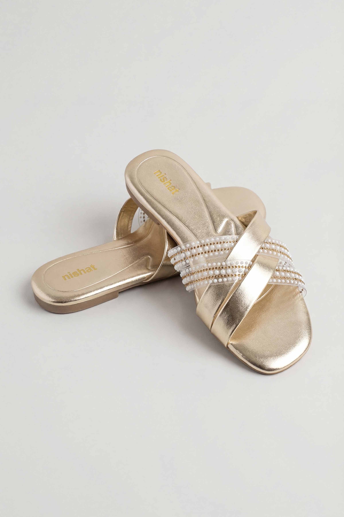 Gold Chappal-445292919