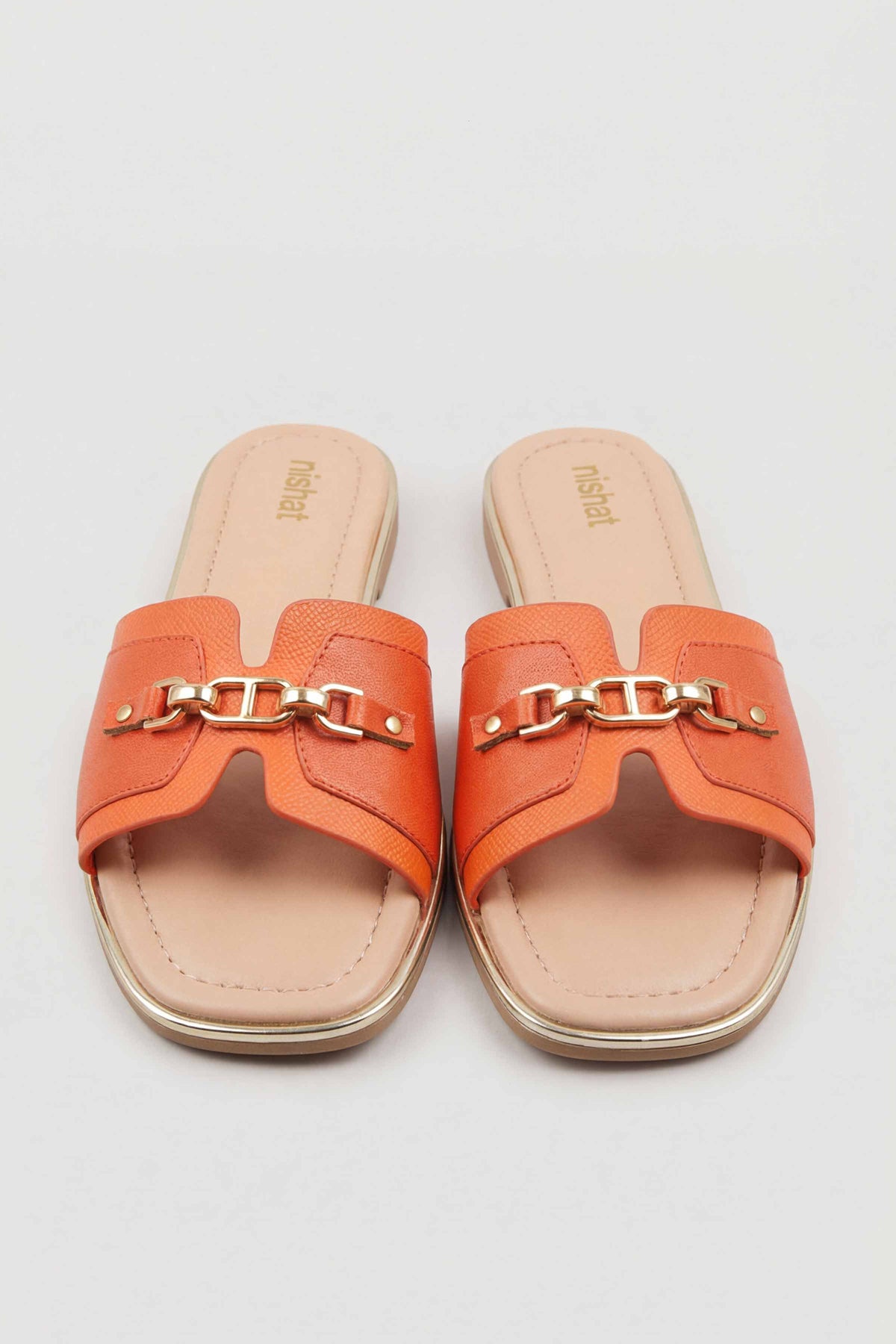 Orange Chappal-445382906