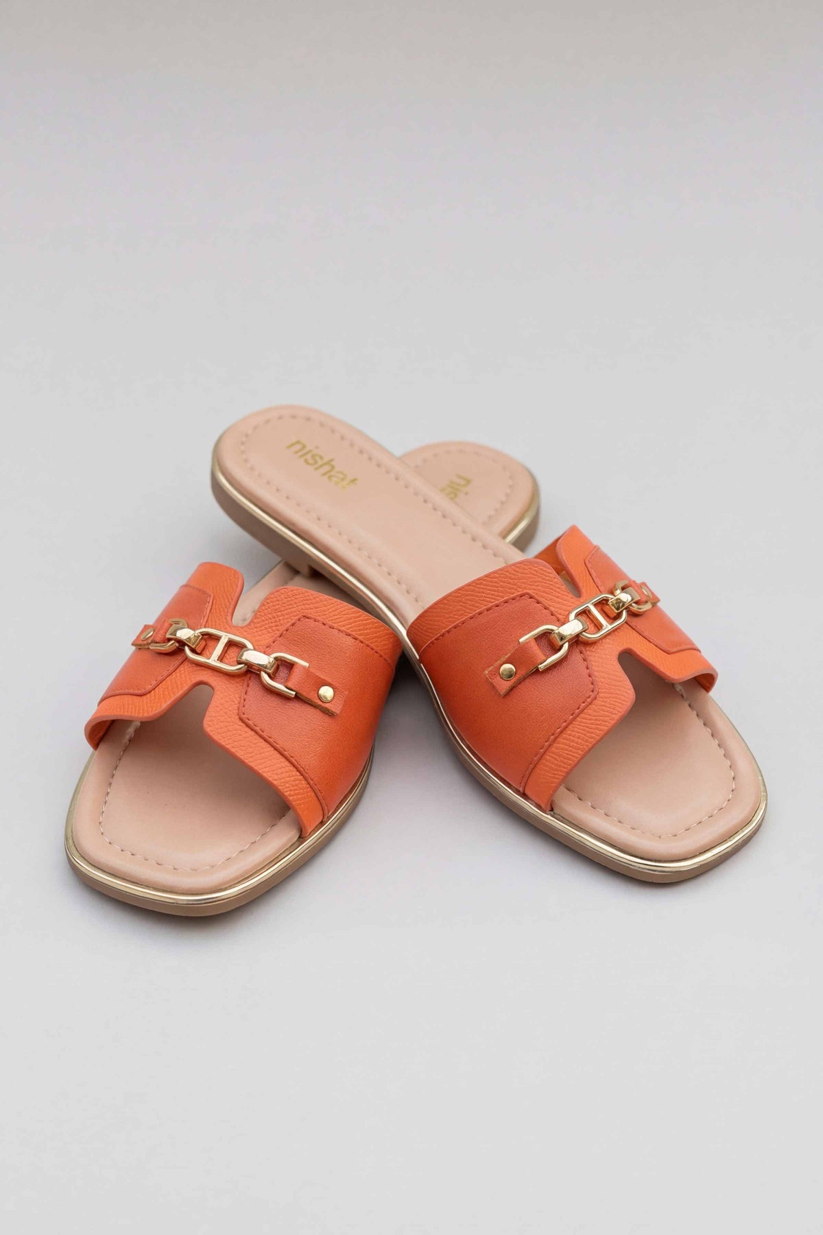 Orange Chappal-445382906