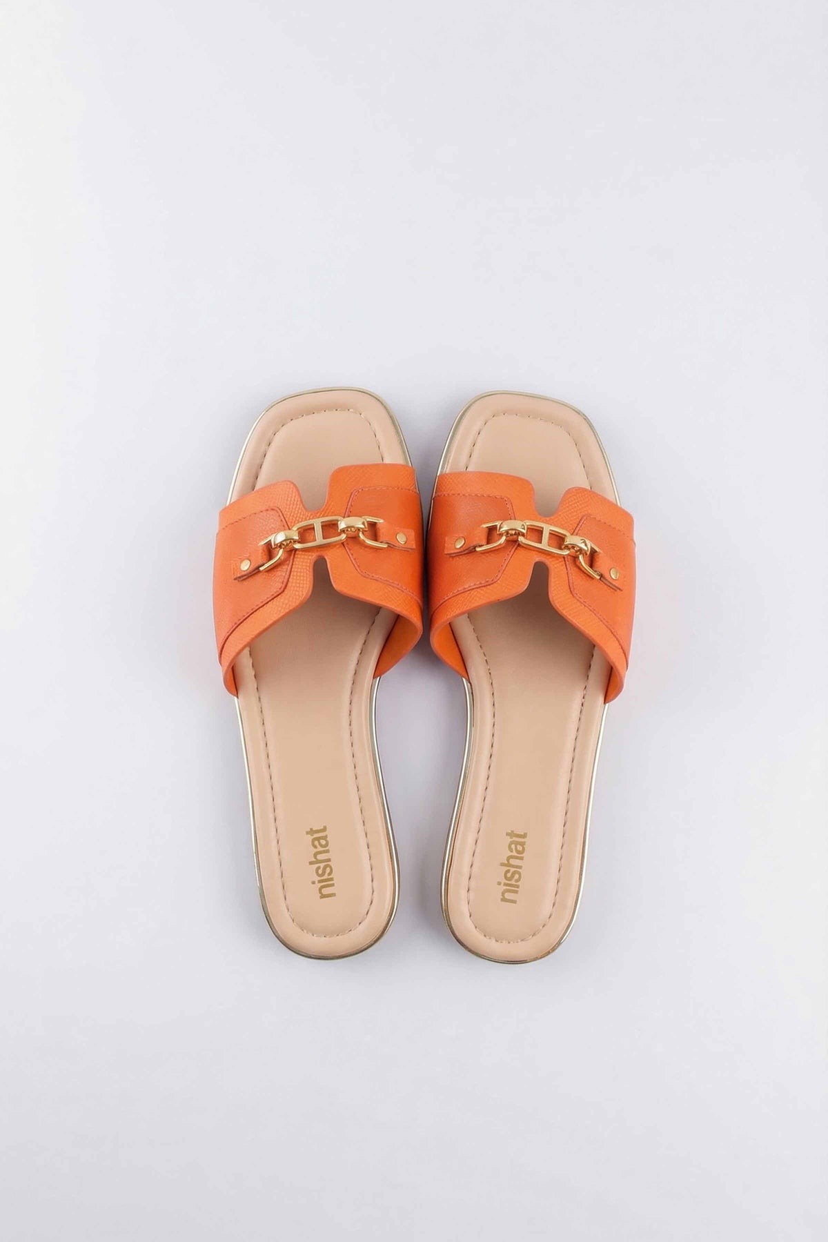 Orange Chappal-445382906