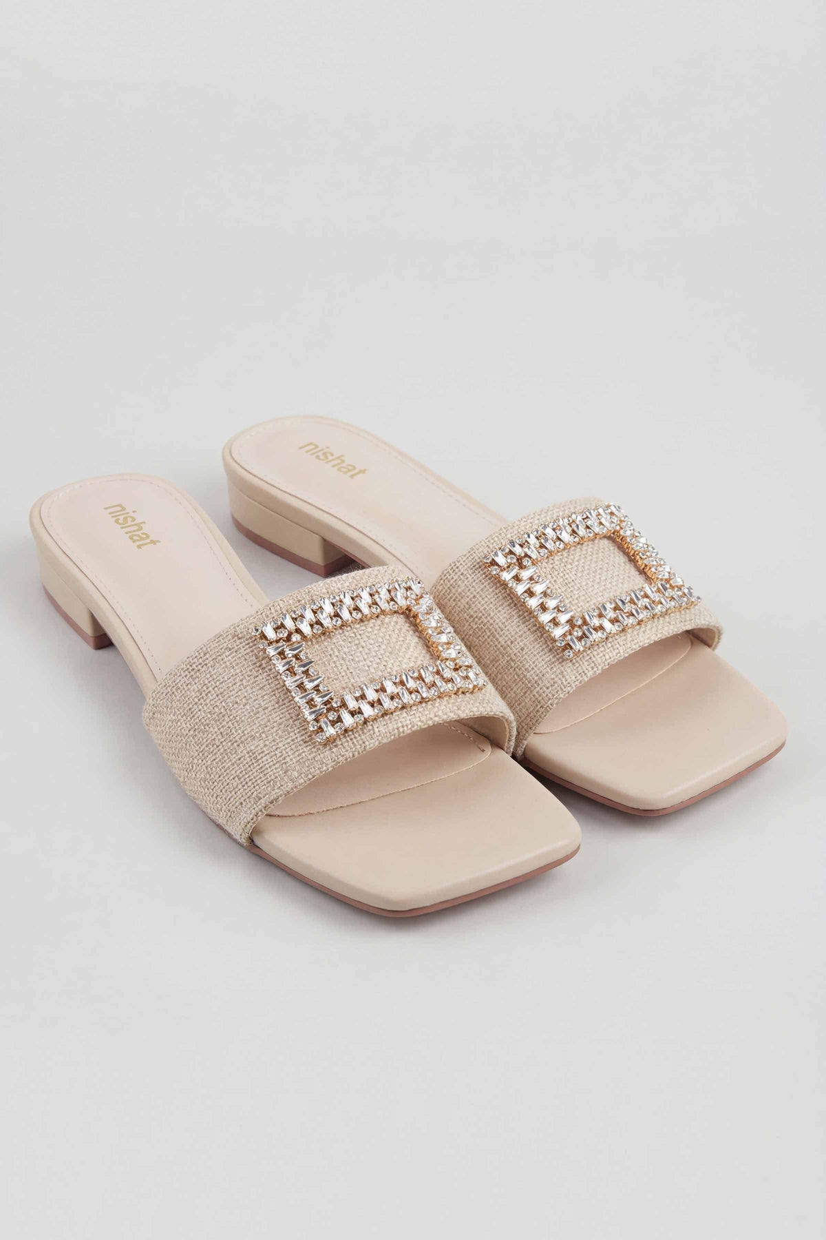 Beige Chappal-445402918