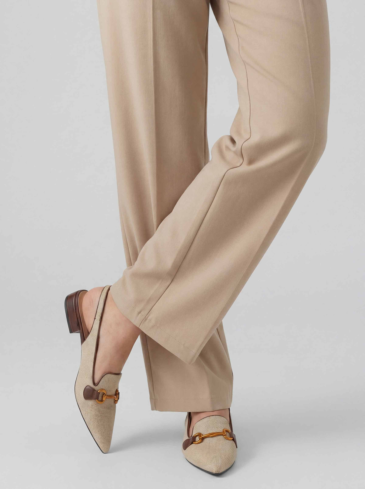 Dyed Pants-Beige