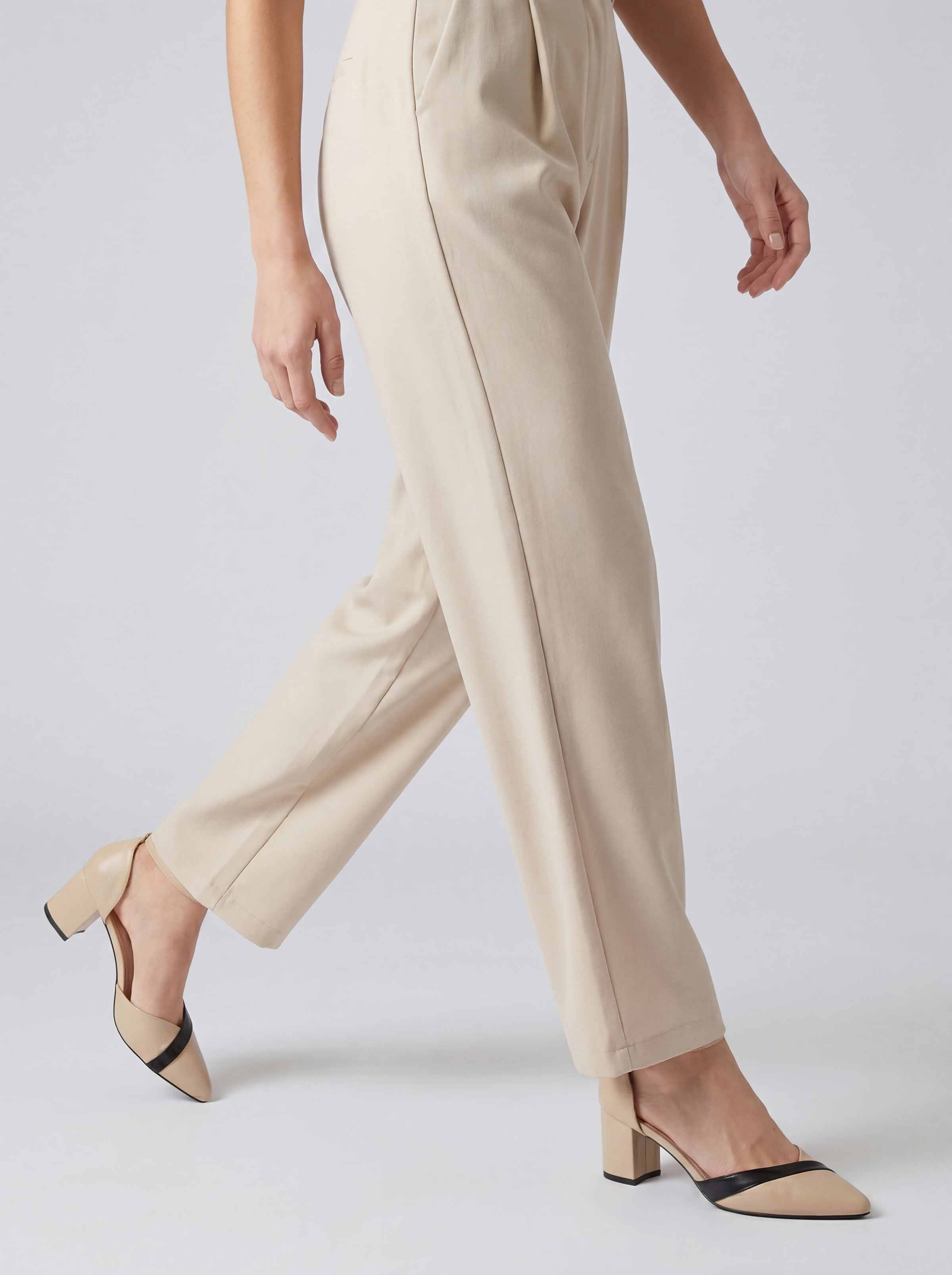 Dyed Pants-Nude