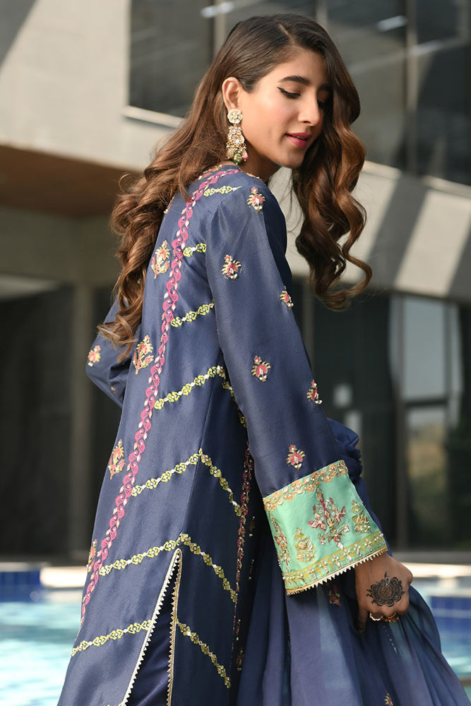 Blue Sapphire Shirt and Dupatta