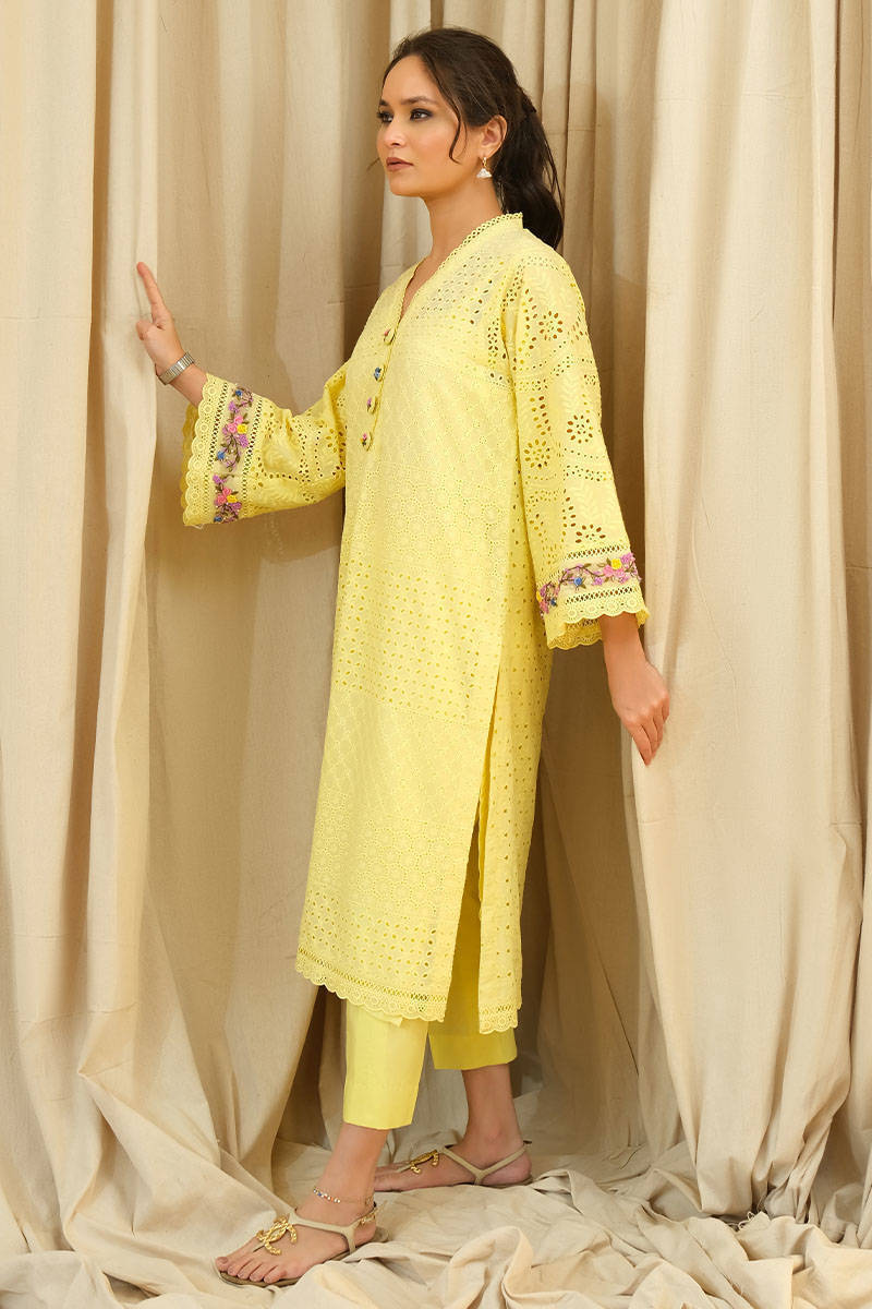 French Floral Chikan