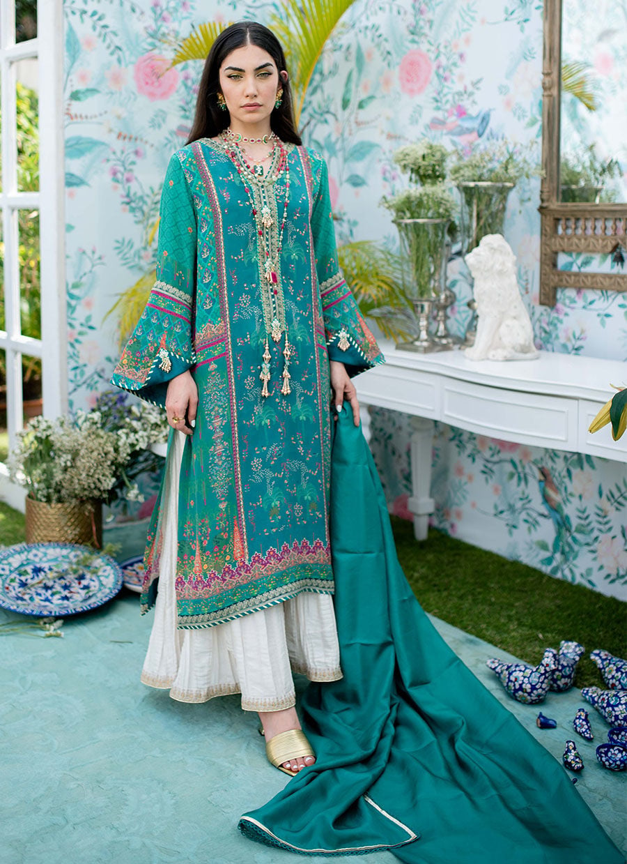 Juneberry Shirt And Dupatta