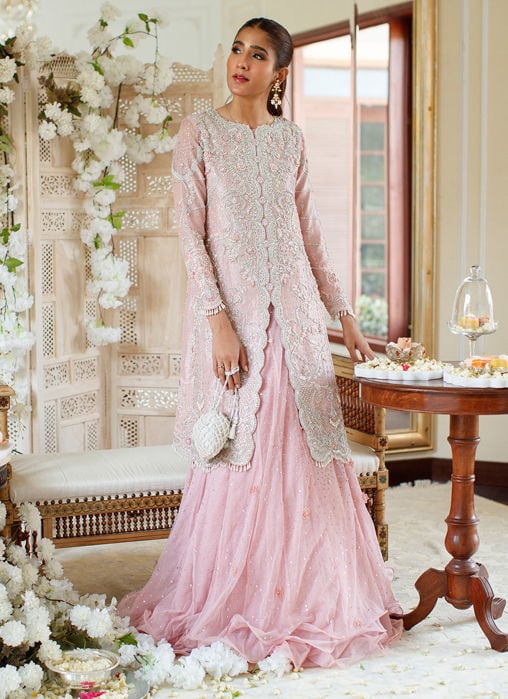 Zoe Lemon Mint Hand Embellished Lehnga Choli