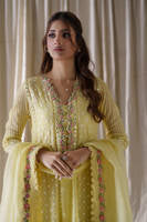 Lemon Rose Peshwas With Dupatta