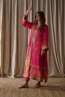 Crimson Festive With Dupatta And Pants