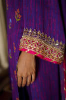 Purple Festive With Pants And Dupatta