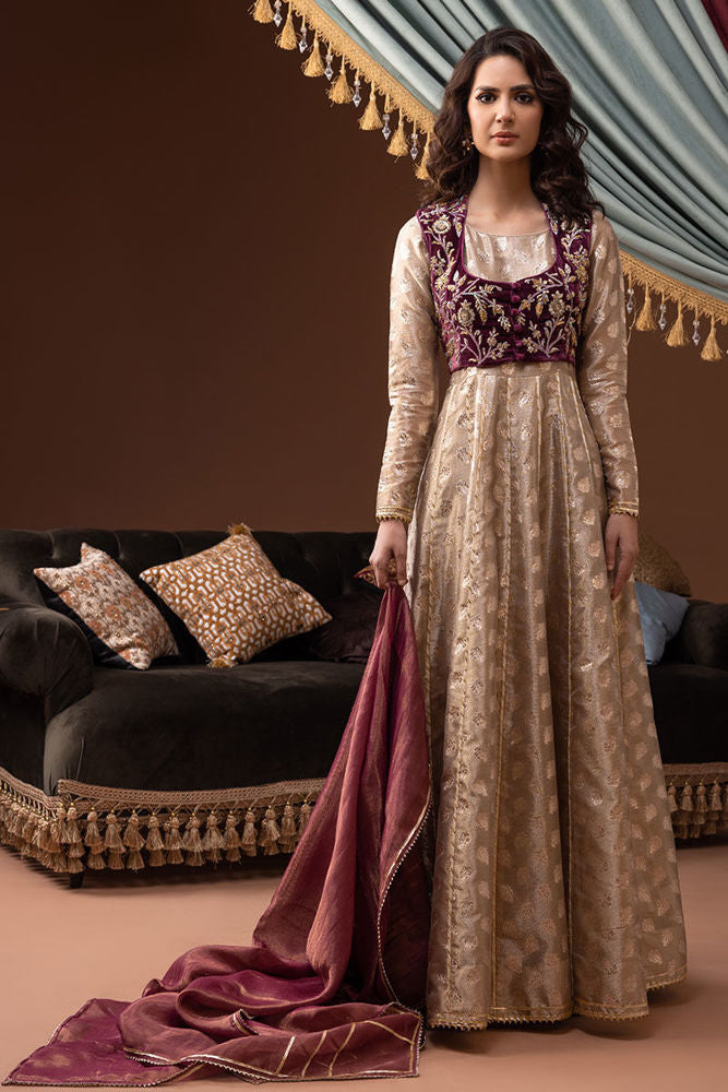 Alazne with Fine Embroidery | Ansab Jahangir
