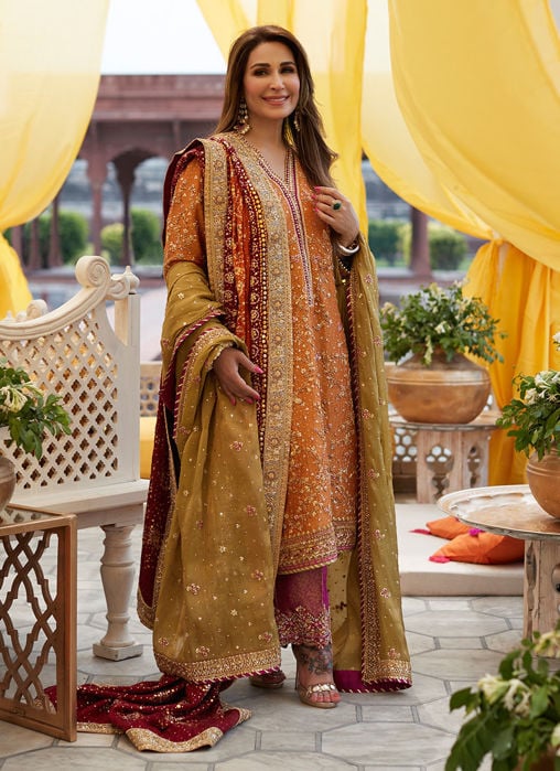 Zahra Coral A Line Kurta